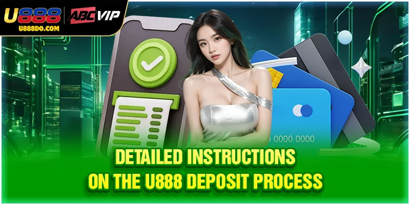 Detailed instructions on the U888 deposit process