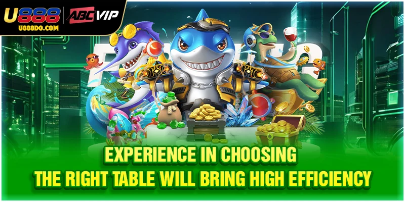 Experience in choosing the right table will bring high efficiency