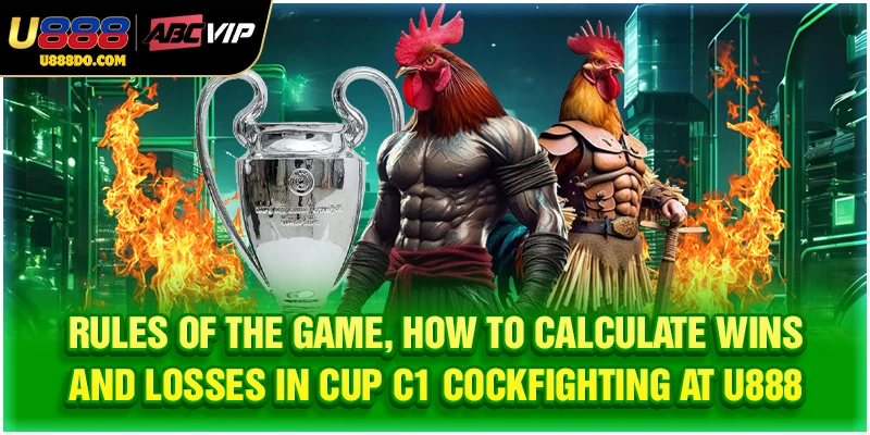 Rules of the game, how to calculate wins and losses in cup C1 cockfighting at U888