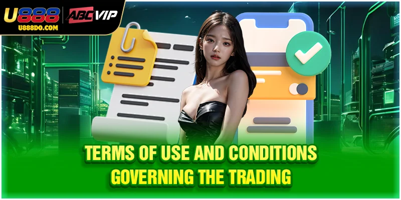 Terms of use and conditions governing the trading